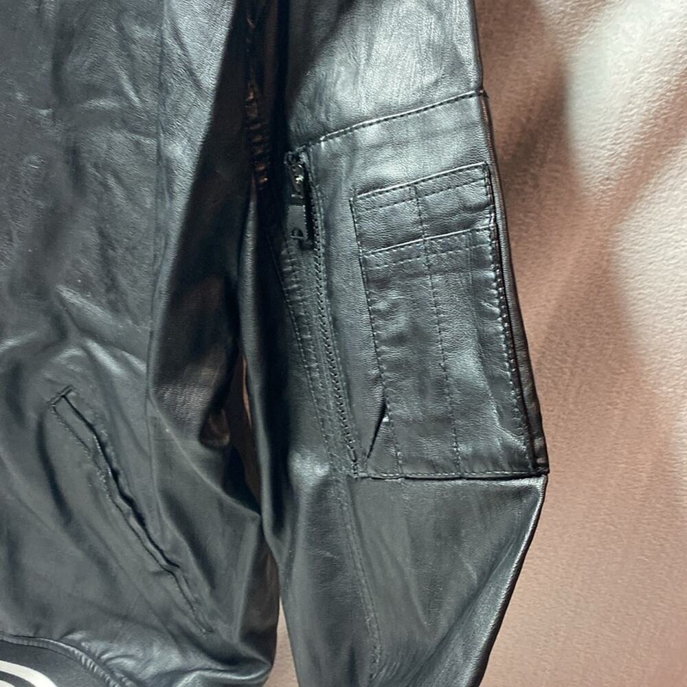 Fried Black Button Front Jacket Size Large - image 2